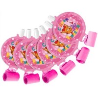 Язычок-гудок ТРИ КОТА розовый - Многошароff: товары для праздника и воздушные шары оптом
