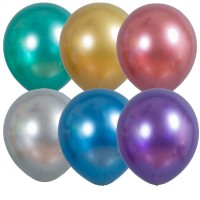 Воздушные шары 12" Хром ассорти ВЗ - Многошароff: товары для праздника и воздушные шары оптом