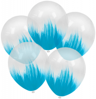 Воздушные шары Браш, голубой 12" кристалл Ор - Многошароff: товары для праздника и воздушные шары оптом