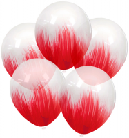 Воздушные шары Браш красный 12" кристалл Ор - Многошароff: товары для праздника и воздушные шары оптом