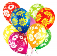 Воздушные шары Цветы - 007 12" пастель Ав-П - Многошароff: товары для праздника и воздушные шары оптом