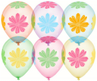 Воздушные шары Цветы хрустальные с 5ст рис 12" кристалл ДБ - Многошароff: товары для праздника и воздушные шары оптом