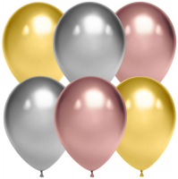Воздушные шары Хром 12" ассорти 3 цвета ДБ - Многошароff: товары для праздника и воздушные шары оптом