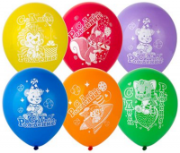 Воздушные шары С ДР Зверюшки 12" пастель ВЗ - Многошароff: товары для праздника и воздушные шары оптом