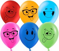 Воздушные шары Смайл 12"пастель ДБ - Многошароff: товары для праздника и воздушные шары оптом