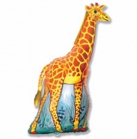 Мини фигура Жираф оранжевый 902627 - Многошароff: товары для праздника и воздушные шары оптом
