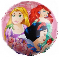 Фигура 18" Круг Принцессы  - Многошароff: товары для праздника и воздушные шары оптом