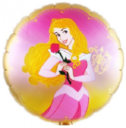 Фигура 18" Круг Спящая красавица - Многошароff: товары для праздника и воздушные шары оптом