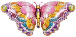 Фигура Сверкающая бабочка Falali - Многошароff: товары для праздника и воздушные шары оптом