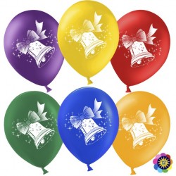 Воздушные шары 12" Колокольчик  2ст 711247 ВВ - Многошароff: товары для праздника и воздушные шары оптом