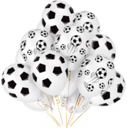 Воздушные шары Футбольный мяч с 5ст рис 12" пастель Ав-П - Многошароff: товары для праздника и воздушные шары оптом