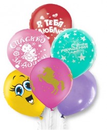 Латексные воздушные шары - Многошароff: товары для праздника и воздушные шары оптом
