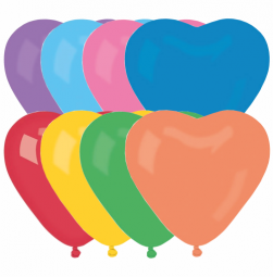 Сердца без рисунка - Многошароff: товары для праздника и воздушные шары оптом