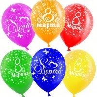 Воздушные шары на 8 марта - Многошароff: товары для праздника и воздушные шары оптом